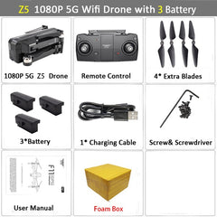 WiFi FPV RC Drone 4K Camera Optical Flow 720P Dual Camera RC Quadcopter Foldable Selfie Dron Visuo XS816 VS XS809S XS809HW SG106