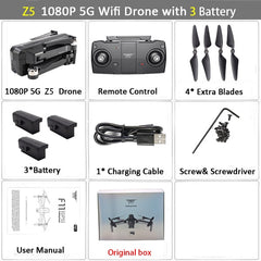 WiFi FPV RC Drone 4K Camera Optical Flow 720P Dual Camera RC Quadcopter Foldable Selfie Dron Visuo XS816 VS XS809S XS809HW SG106