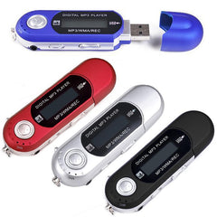 Popular MP3 TF Card Players USB 2.0 Flash Memory Stick LCD Memory Stick Mini Sports MP3 Music Player with FM Radio & Earphone