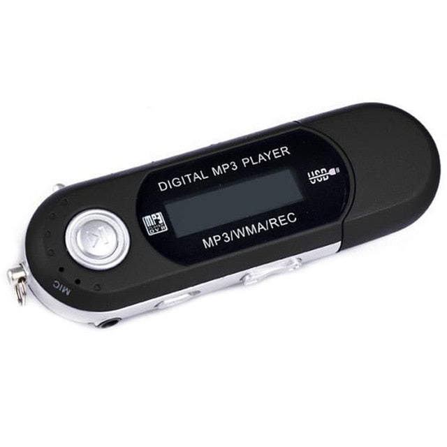 Popular MP3 TF Card Players USB 2.0 Flash Memory Stick LCD Memory Stick Mini Sports MP3 Music Player with FM Radio & Earphone