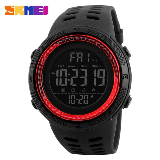 SKMEI Waterproof Mens Watches New Fashion Casual LED Digital Outdoor Sports Watch Men Multifunction Student Wrist watches