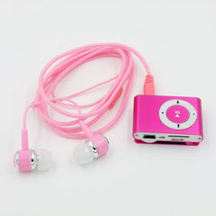 Free shipping MP3 music player with fashion earphone headphone Clip mp3 Portable Sport 3.5mm Mini Mp3 Support Micro SD card