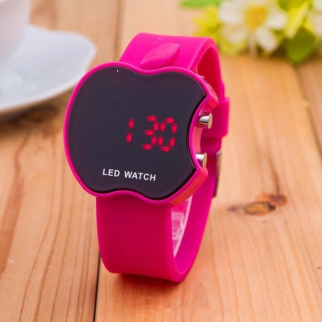 2018 New Soft Silicone Sports Watch Women Series Wristband LED Watch Electronic Bracelet Candy Colors Fashion Brand wristwatches