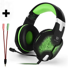 3.5mm Gaming Headphone Gaming Headset Casque Gamer Stereo Headphone With Microphone Mic Led Game Headsets For PC Computer PS4