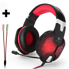 3.5mm Gaming Headphone Gaming Headset Casque Gamer Stereo Headphone With Microphone Mic Led Game Headsets For PC Computer PS4