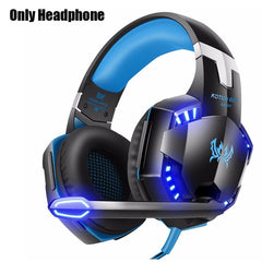 3.5mm Gaming Headphone Gaming Headset Casque Gamer Stereo Headphone With Microphone Mic Led Game Headsets For PC Computer PS4