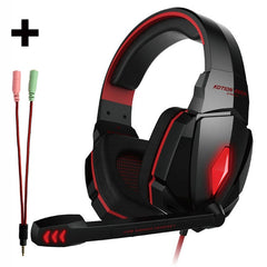 3.5mm Gaming Headphone Gaming Headset Casque Gamer Stereo Headphone With Microphone Mic Led Game Headsets For PC Computer PS4