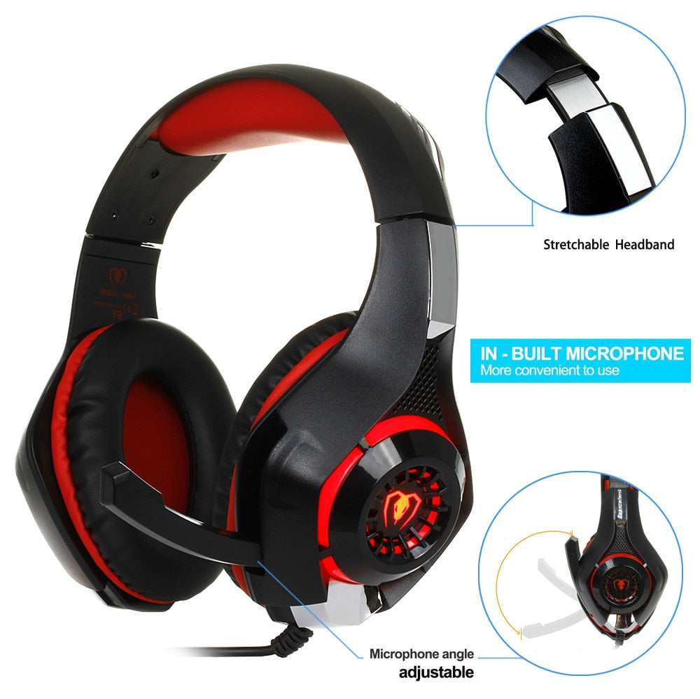 3.5mm Gaming headphone Earphone Gaming Headset Headphone Xbox One Headset with microphone for pc ps4 playstation 4 laptop phone