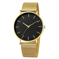 2019 New Arrival Women Watch Mesh Band Stainless Steel Analog Quartz Wristwatch Minimalist Lady Business Luxury Silver Watches