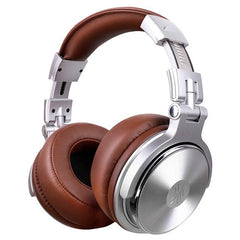 Oneodio Professional Studio DJ Headphones With Microphone Over Ear Wired HiFi Monitors Headset Foldable Gaming Earphone For PC