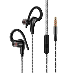 Earphones 3.5mm Sport Earphone Super Stereo Headsets Sweatproof Running Headset With Mic Ear Hook Headphone for Meizu Headphone