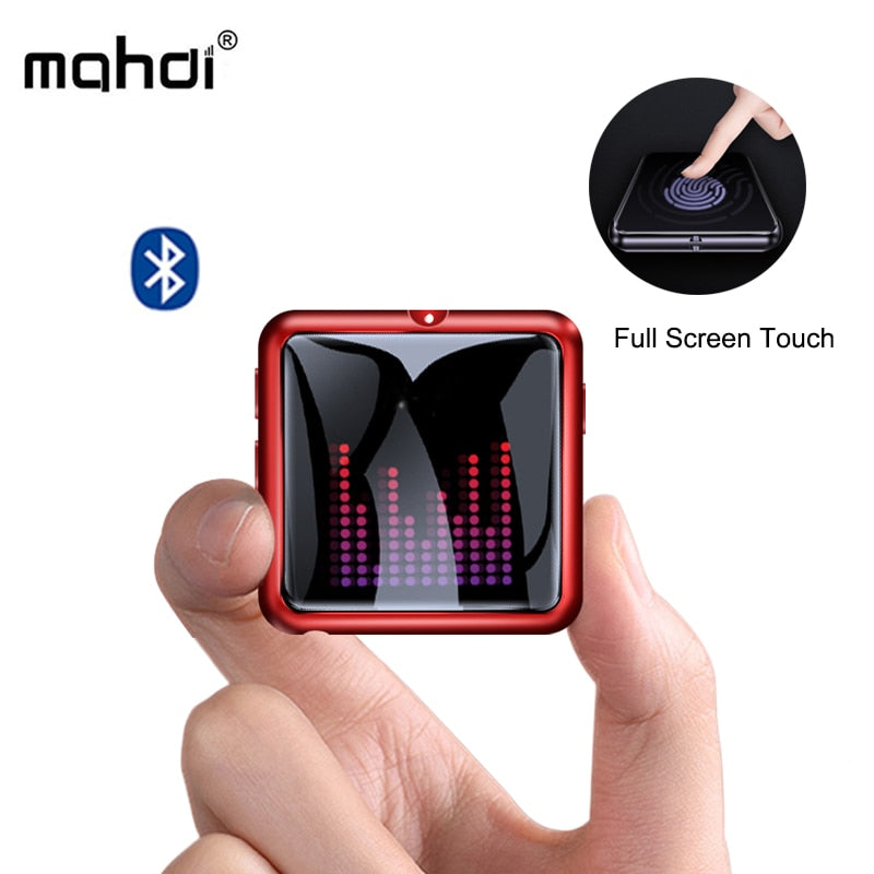 Mahdi M260 Mp3 Player Bluetooth 4.1 Voice Recorder Music Player Mp3 Touch Screen Portable HIFI USB Metal TF Card Fm Video Mini