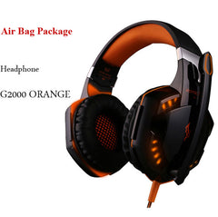 G2000 G9000 Gaming Headsets Big Headphones with Light Mic Stereo Earphones Deep Bass for PC Computer Gamer Laptop PS4 New X-BOX