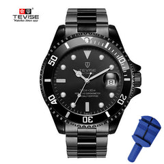 2019 Drop Shipping Tevise Top Brand Men Mechanical Watch Automatic Fashion Luxury Stainless Steel Male Clock Relogio Masculino