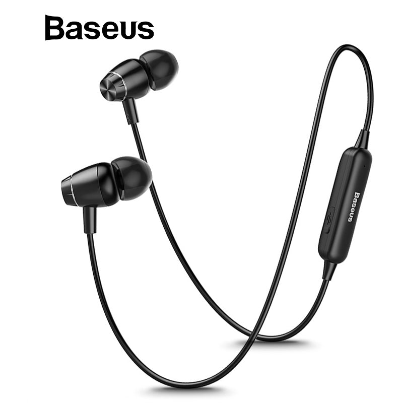 Baseus S09 Bluetooth Earphone Wireless headphone Magnet Earbuds With Microphone Stereo Auriculares Bluetooth Earpiece for Phone