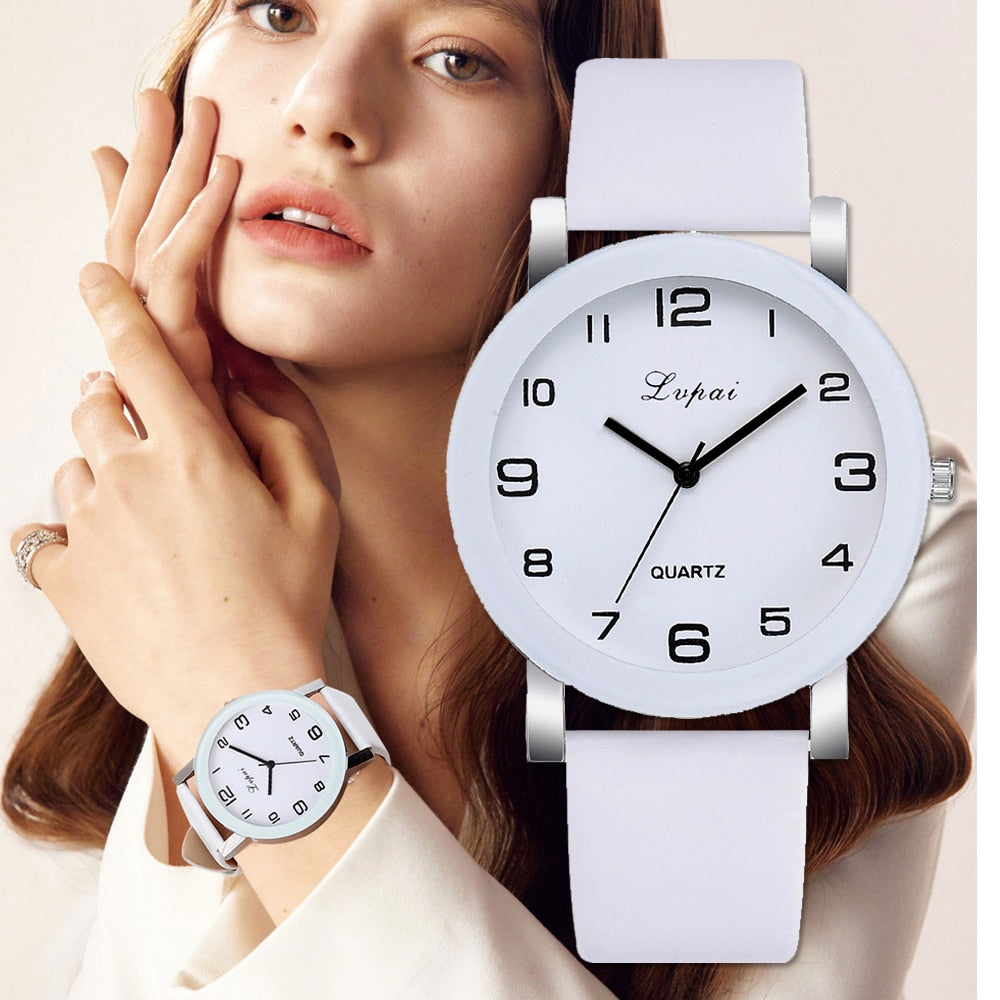 Lvpai Brand Quartz Watches For Women Luxury White Bracelet Watches Ladies Dress Creative Clock Watches 2018 New Relojes Mujer