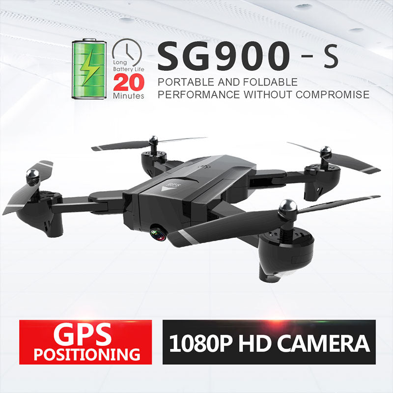 Full HD 1080P Camera Drone RC Airplanes Quadcopter Headless 2.4GHz FPV GPS positioning RC Drone With Extra Battery