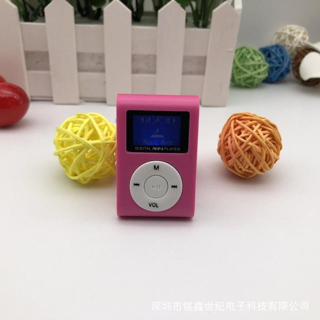 Small Size Portable MP3 Player Mini LCD Screen MP3 Player Music Player Support 32GB TF Card