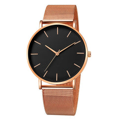 Simplicity Modern Quartz Watch Women Mesh Stainless Steel Bracelet High Quality Casual Wrist Watch for Woman Montre Femme D20