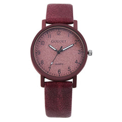 Retro Design Women Watches Leather Band Quartz Wrist Watch Top Brand Luxury Fashion Clock Saat Drop Shipping montre femme