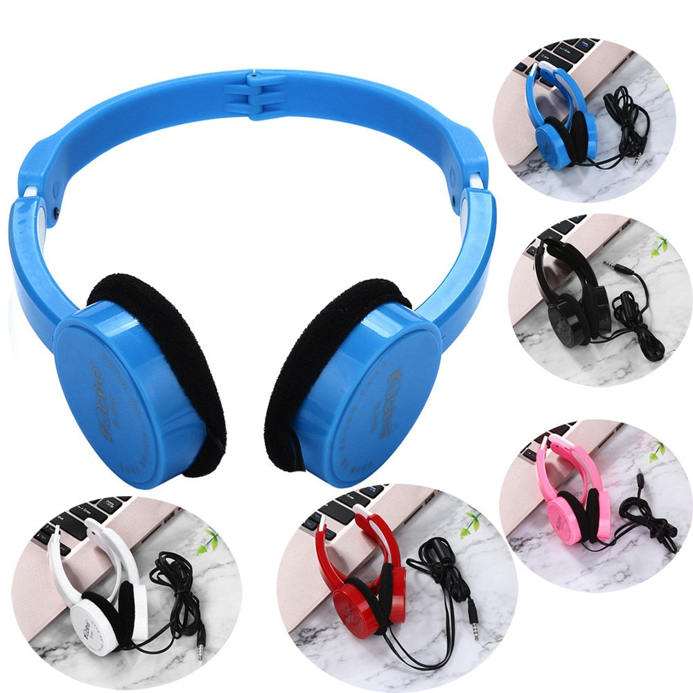2019 Kubite Kids Wire Headphones On Ear Foldable Stereo Headset Wired Gaming Headset Talk Mp3 Music Gaming Handsfree Earbuds